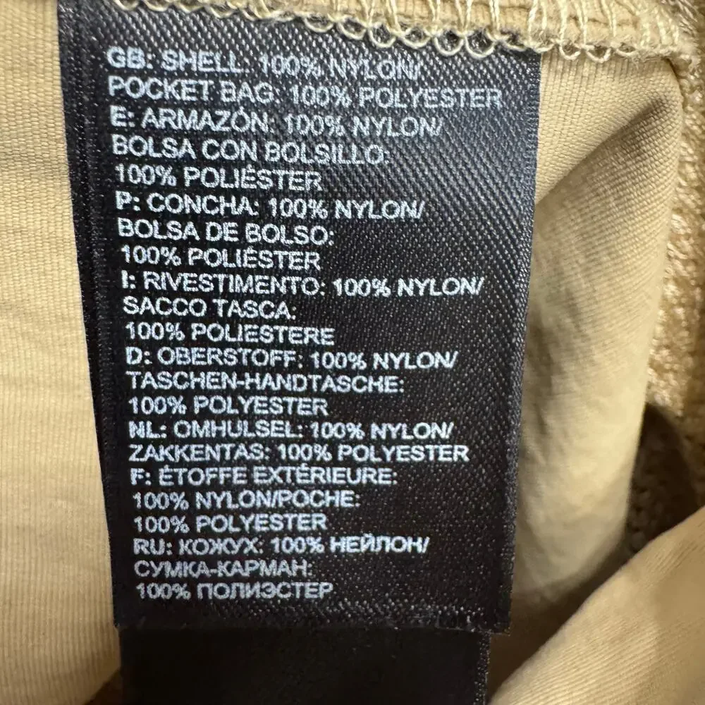 The North Face Mens Cargo Nylon Shorts Outdoor Hiking Belted Men's 36 Tan